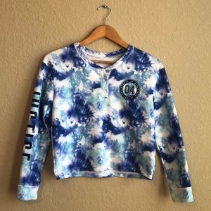 Justice cropped fleece sweatshirt Girls 12